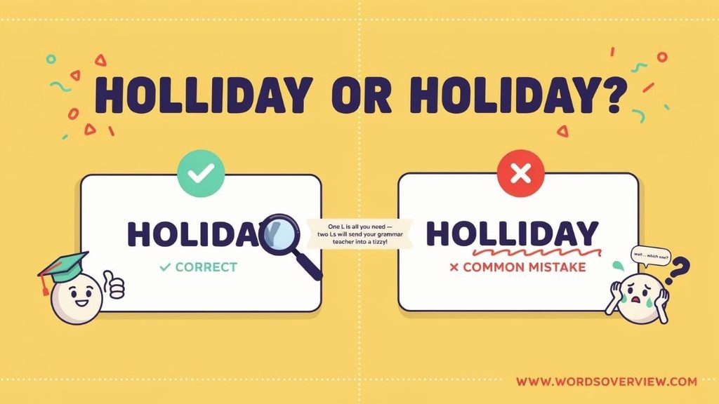 Is Holliday or Holiday the Correct Spelling?