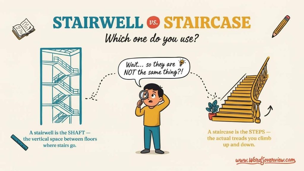 Common Mistakes When Using Stairwell and Staircase